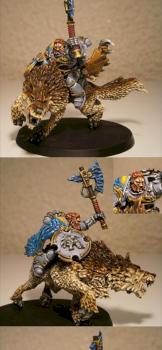 Wolf Lord on Thunderwolf by Treveron
