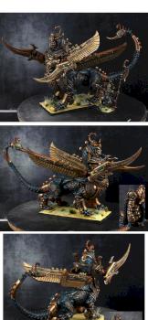 Necrosphynx with Tomb King by Fonsy