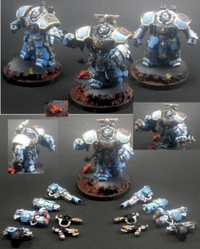 Ultramarine Centurion Squad by hippitro
