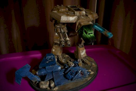 Lucius Pattern Warhound Titan wolf by razBrush