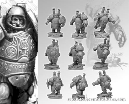 Dwarves football players by Scibor