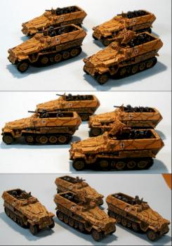 German vehicles II WW from Flames of War by Bonelord