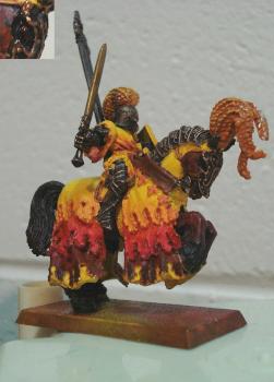 The Green KNight in Autumn by Horsetuna