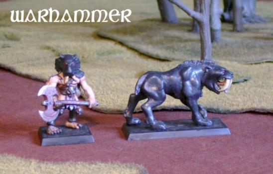 warhammer drenok and dog by Kaal979