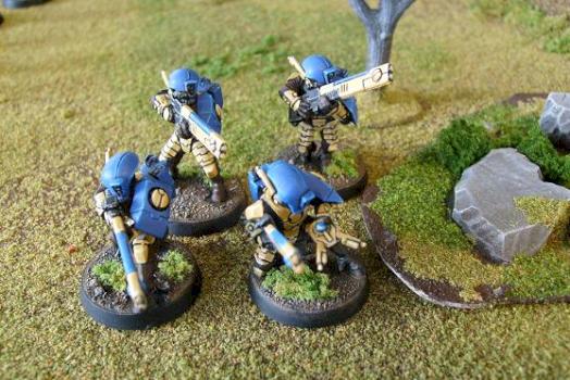 Tau Fire Warriors by Fana