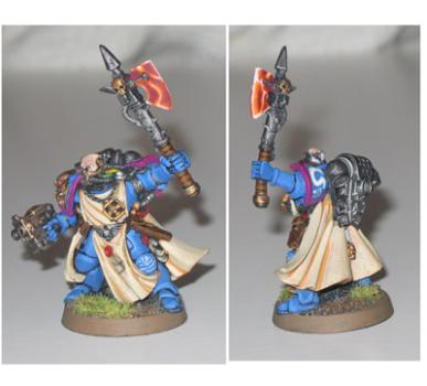 Ultramarine Captain, 7th Company by mongoosejack