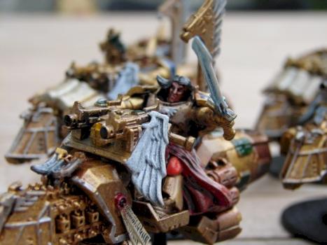 Legio Custodes Jetbike Squadron by GregorEisenhorn