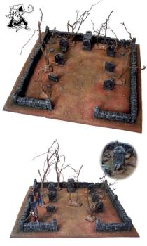 Fantasy Terrain Cementery Graveyard by TheMasterOfTerrains