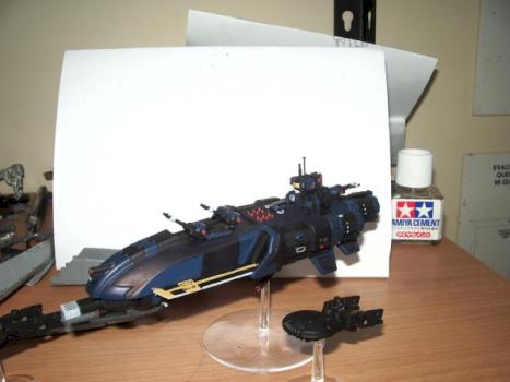 Tau battle ship BFG by bluedestiny