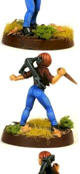 Hasslefree Miniatures Vampire Hunter Sadie by revolutionary