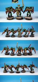 WARHAMMER 40K Dark Angels Assault Squad by rene