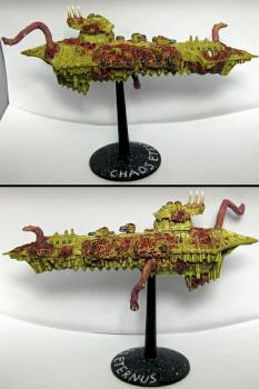 Nurgle Archeron Class Heavy Cruiser (BFG) by Napalm