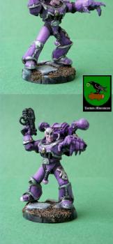 Slaanesh Space Marine Champion by Korwin Miniatures