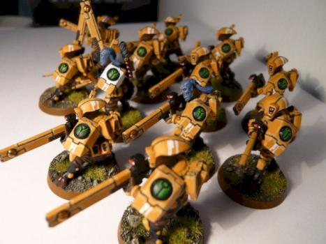 Fire Warrior Team by sidestreaker