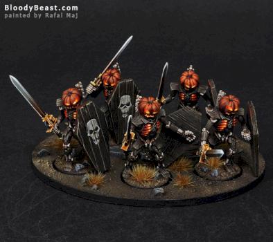 Necron Lychguards of the Pumpkin Dynasty (Halloween) by BloodyBeast.com