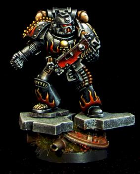 Damned Legionaire with Bolter and Grenade by Sevalsky