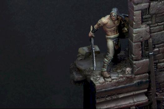 Aran, the Barbarian - Deep in the Dungeon by jarhead