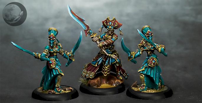 Makeda and the exalted court - Skorne - Hordes by Ereshkigal