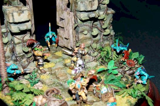 The new world: Imperium vs.Lizardmen Details 2 by N-Dee