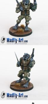 Devil Dog Teams, 2nd Assault Bat. Of The USAMC, Devil Dog by MadFlyArtStudio