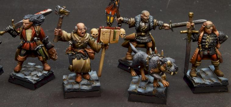 Mordheim Witch Hunters warband by stalkerminsky