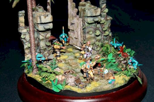 The new world: Imperium vs.Lizardmen Details 3 by N-Dee