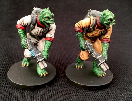Imperial Assault Trandoshan Hunters by Steve Wren