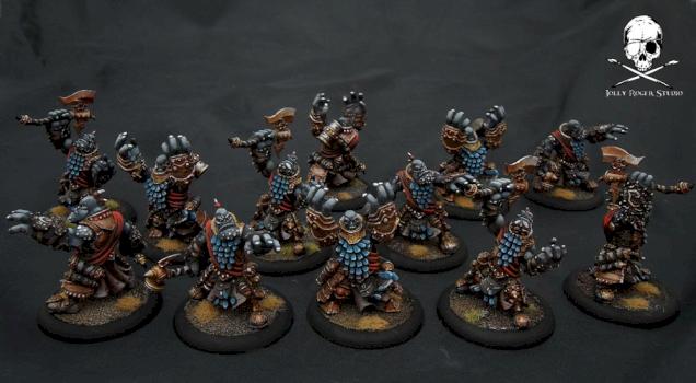 Trollkin Runeshapers by Jolly Roger Studio