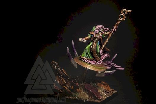 Special Edition Tzeentch Champion on Disk by Wolffghar