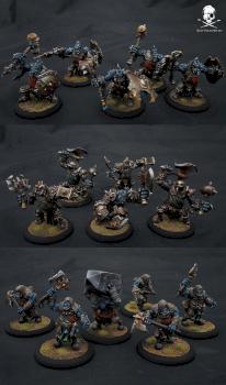 Trollkin Champions, Warders and Krielstone Bearers by Jolly Roger Studio