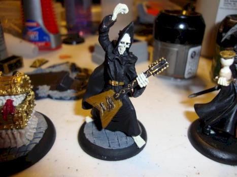 Discworld Death with a guitar by wittzo