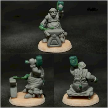 dwarf blacksmith by littleworks