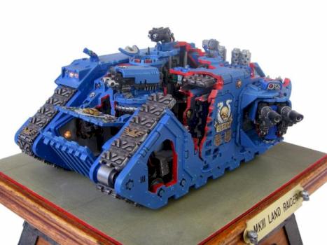 Land raider vue intérieure by Daviddante