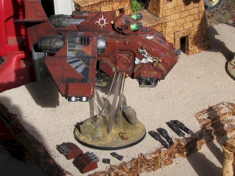 40k Pre-Heresy Thousand Sons Grey Knights Stormraven by deeptriton