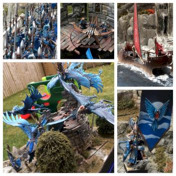 Armies on Parade Diorama by Steve Wren