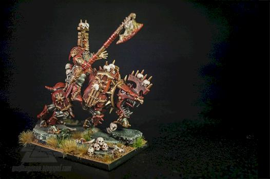 Lord of Khorne on Juggernaut by Wolffghar