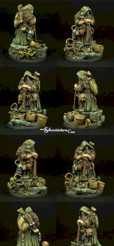 Dwarf Miner 54mm by Scibor