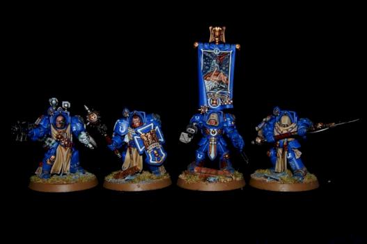 Ultramarine Terminator Command Squad by N-Dee
