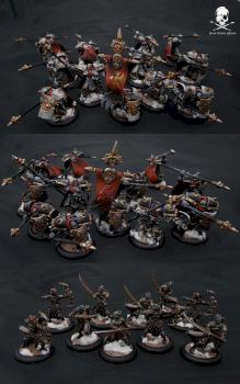 Khador Iron Fangs, Black Dragons and Nyss Hunters by Jolly Roger Studio