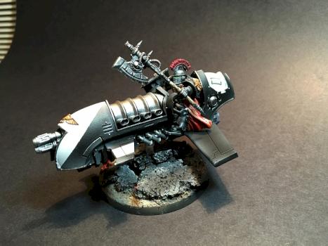 White Scars Chapter Master on Jetbike Conversion by Giggs