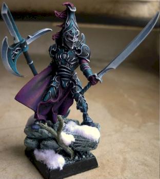 Dark elf Black Guard Champion by lukatme