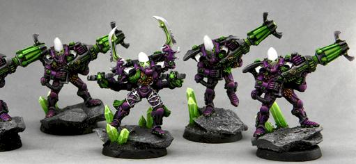 Eldar Warp spiders by HopeRiver