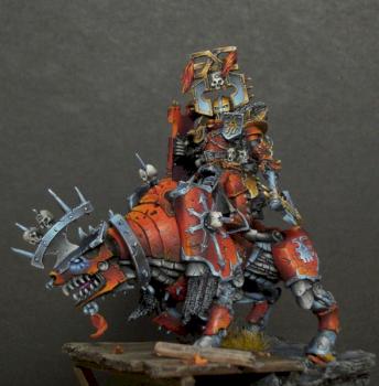 General of Khorne on Juggernaut - Bronze at GD Germany 2010 by Bormelot