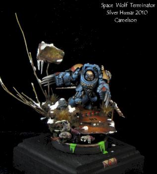 Space Wolf Terminator by Camelson (Silver on hussar 2010) by WhiteRavenFactory
