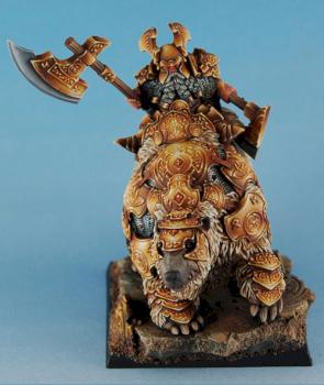 Dwarf General on War Bear by olivka