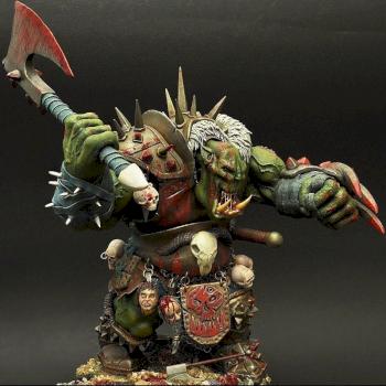 Black Orc Warboss 2/2 by tomapaul