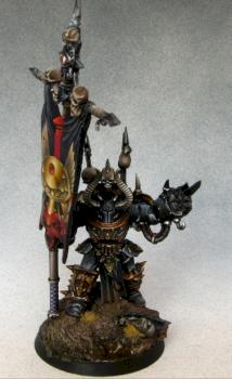 Black legion Standard bearer conversion by Flameon
