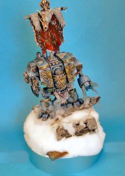 forgeworld space wolves dreadnought by miniatureheaven
