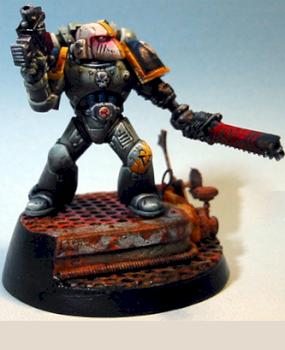 Space Marine Red Scorpion by lord sith alucard