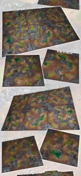 MODULAR 72x48 BATTLEFIELD SET+HILL scenery terrain surface by studiolevel